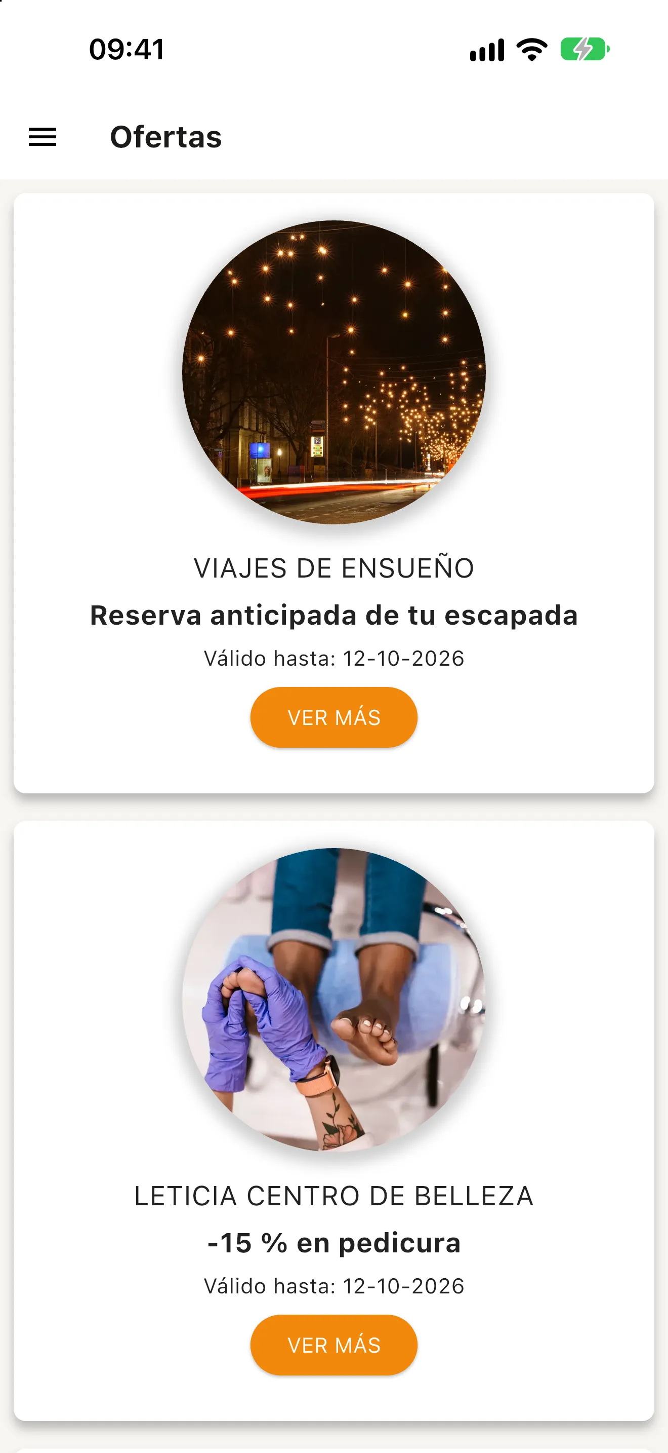 Ofertas de los comercios de la red